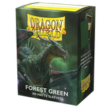 Dragon Shield  Matte Standard Size Sleeves 100pk - Forest Green