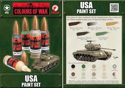 Flames Of War USA Paint Set