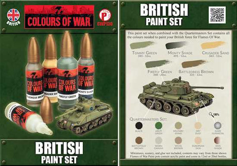Flames Of War British Paint Set