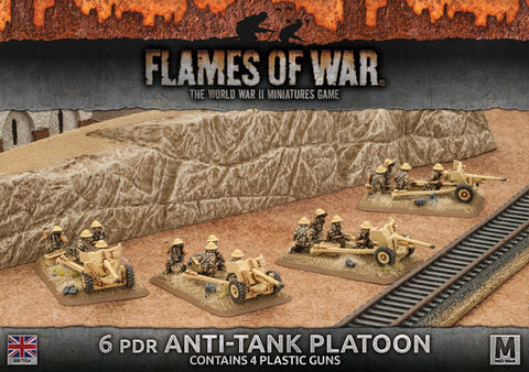 Flames Of War 6 PDR Anti-Tank Platoon