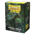 Dragon Shield  Matte Standard Size Sleeves 100pk - Forest Green