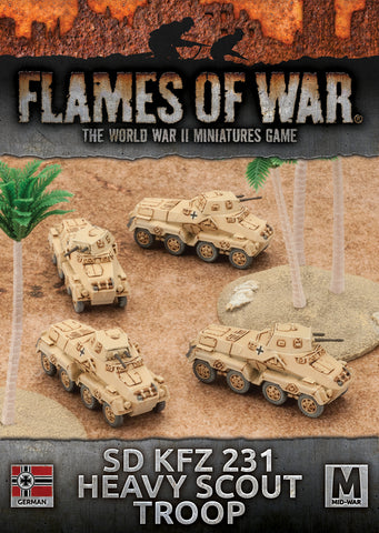 Flames Of War SD KFZ 231 Heavy Scout Troop