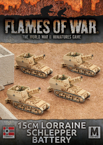 Flames Of War 15cm Lorraine Schlepper Battery