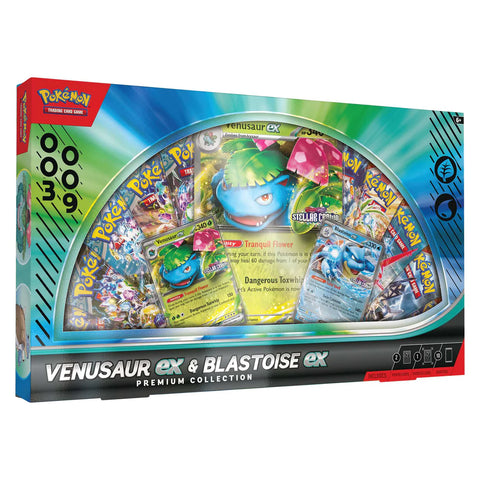 Pokemon TCG : Venusaur EX & Blastoise EX Premium Collection