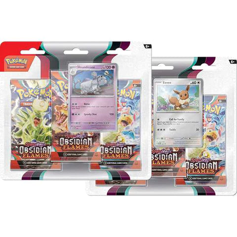 Pokémon TCG: Scarlet & Violet 3 Obsidian Flames 3-Pack Display