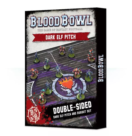 Blood Bowl: Dark Elf Pitch and Dugouts