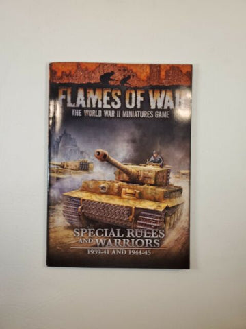 Flames of War Special Rules and Warriors