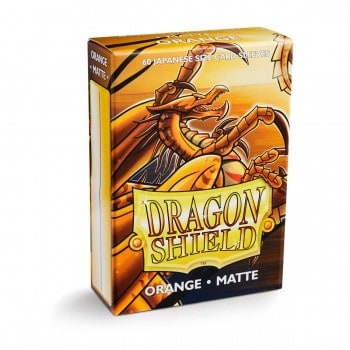 Dragon Shield Small Sleeves (YGO) Matte Orange (60)