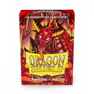 Dragon Shield Small Sleeves (YGO) Crimson (60)